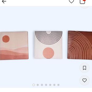 3 wall art/decorative canvas prints